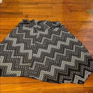 Zig Zag Geometric pattern skirt